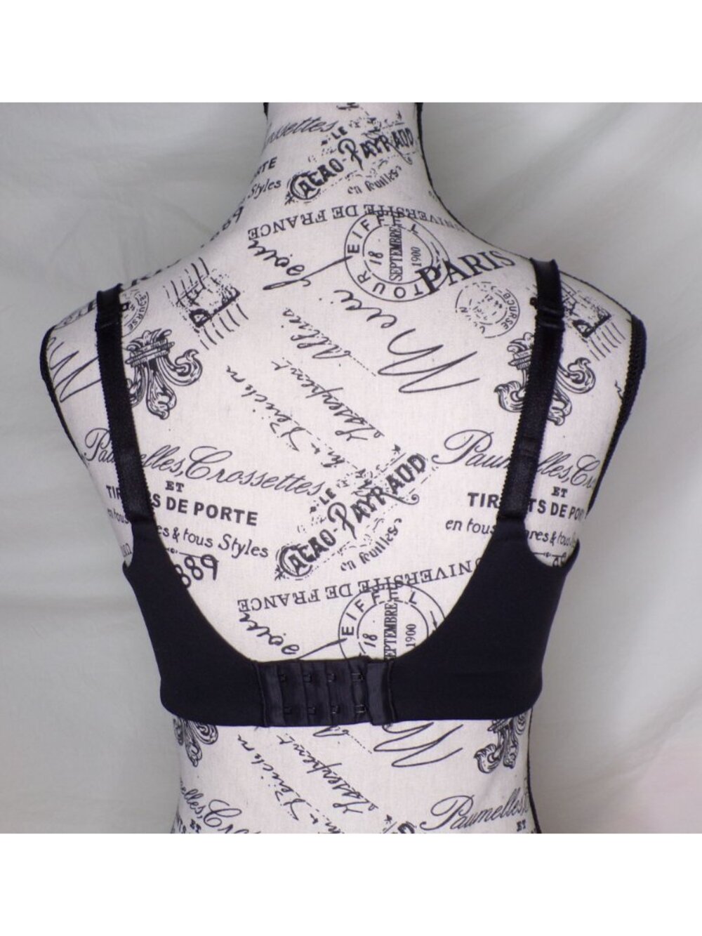 🆕CHANTELLE Norah Chic Plunge T-Shirt Underwire Bra 36H Black #16MNA - Picture 10 of 11